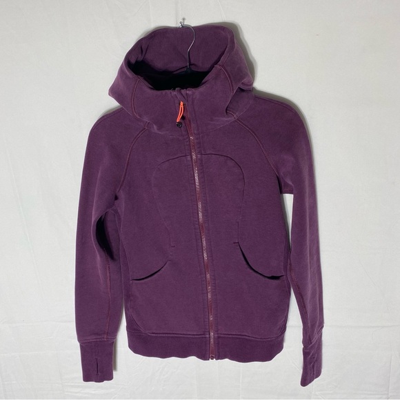 Vintage Lululemon Athletica Purple Scuba Hoodie 4 - Picture 12 of 13
